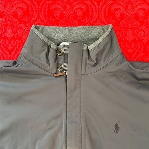 Polo Ralph Lauren men's long-sleeve pullover jacket with quarter-snap placket M